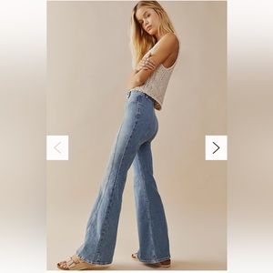 Free People Florence Flare Jeans ⚡️worn one time/ like new condition